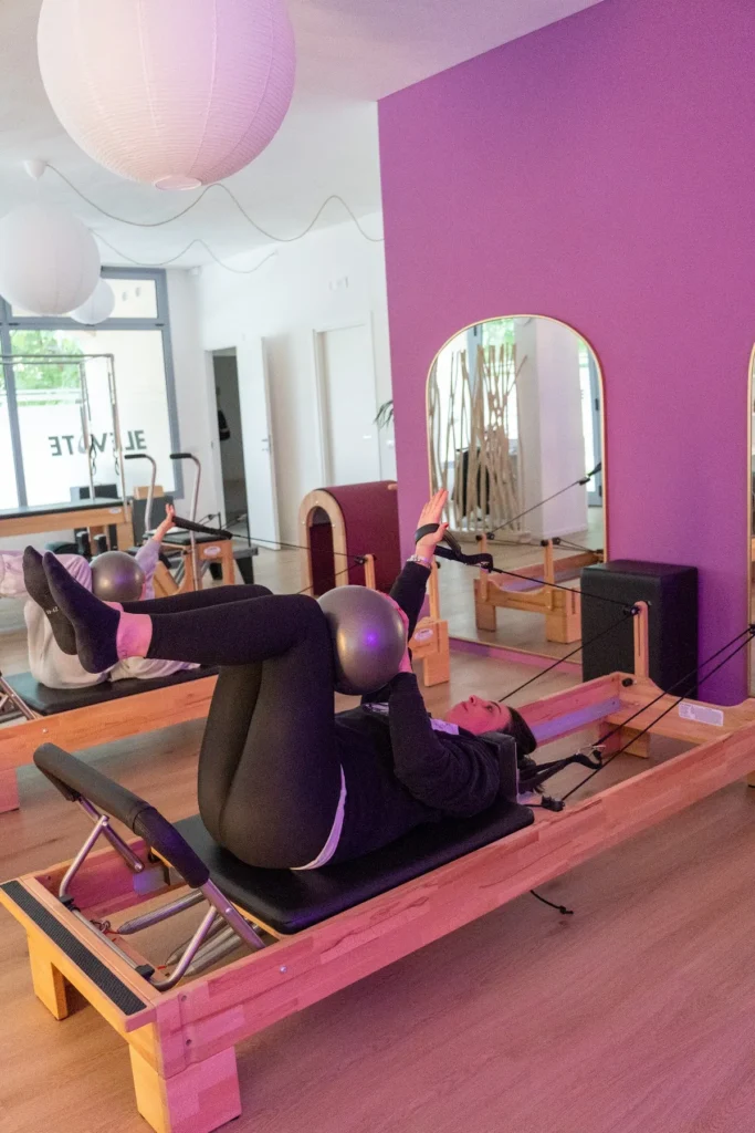 Lezione individuale di Pilates sul Reformer
